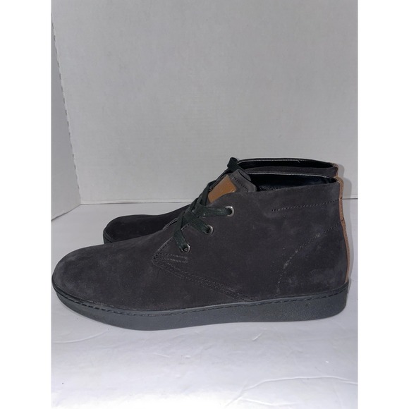 Men\'s COACH Suede Black Chukka boots With Leather Accents FG1504 Size 8.5 EUC